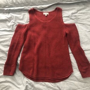 Cold Shoulder Sweater